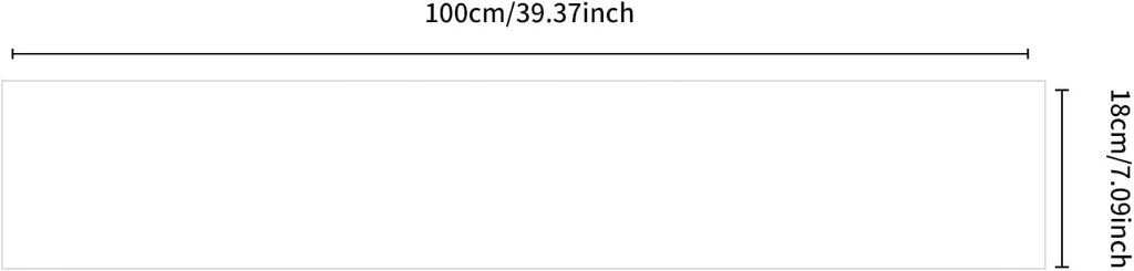 funlife 14Pcs Self-Adhesive Vinyl Stair Riser Stickers, Peel and Stick Staircase Decal Contact Paper, 39.37"x7.09" Pure Plain White