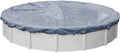 Robelle 30 ft Heavy Duty Blue Winter Pool Cover for Above Ground Pools, 4 ft Overlap (34 ft Cover Size), Solid 8 x 8 Scrim, 2.36 oz/yd2, 10-Year Warranty, Style: 3530-4