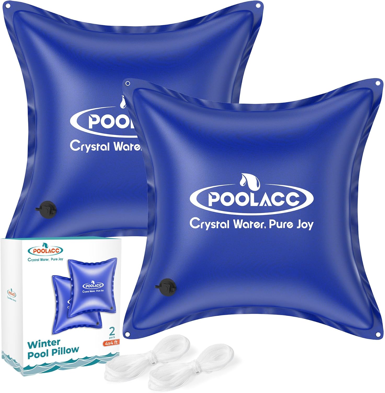 Pool Covers for Above Ground Pools - 24 ft Round Winter Pool Cover, Extra Durable Cold- and UV-Resistant Heavy-Duty Swimming Pool Cover for Winterizing